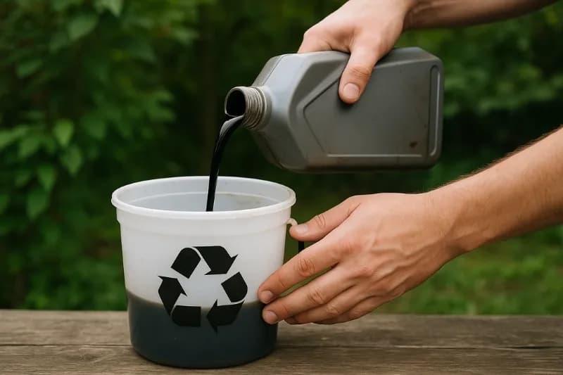 Gdzie wyrzucić opakowanie po oleju silnikowym, aby uniknąć kary?